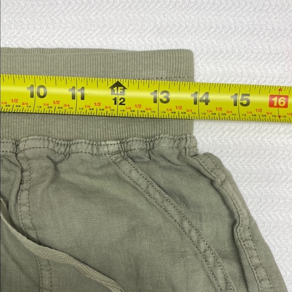 C&C California Joggers Linen Pockets Khaki Olive Green Size Small - Picture 9 of 12